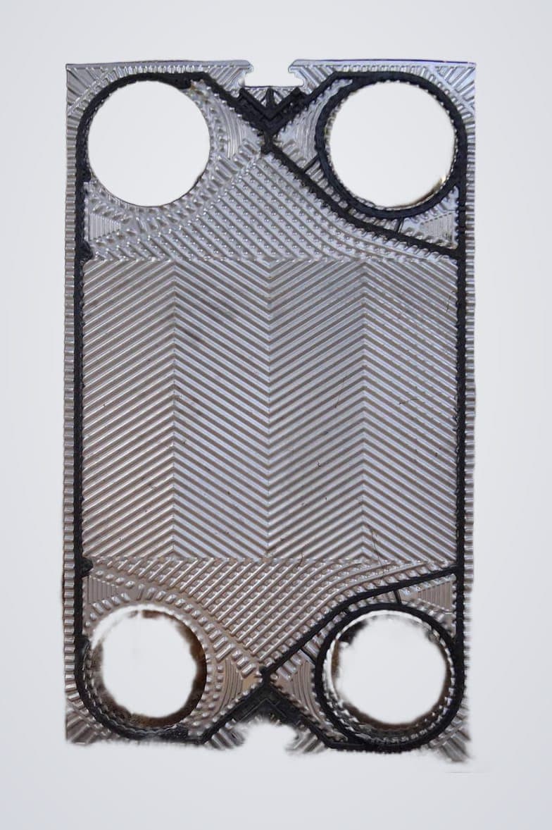 A plate. For the Tranter GC60, supplied by Synergizing Technologies.